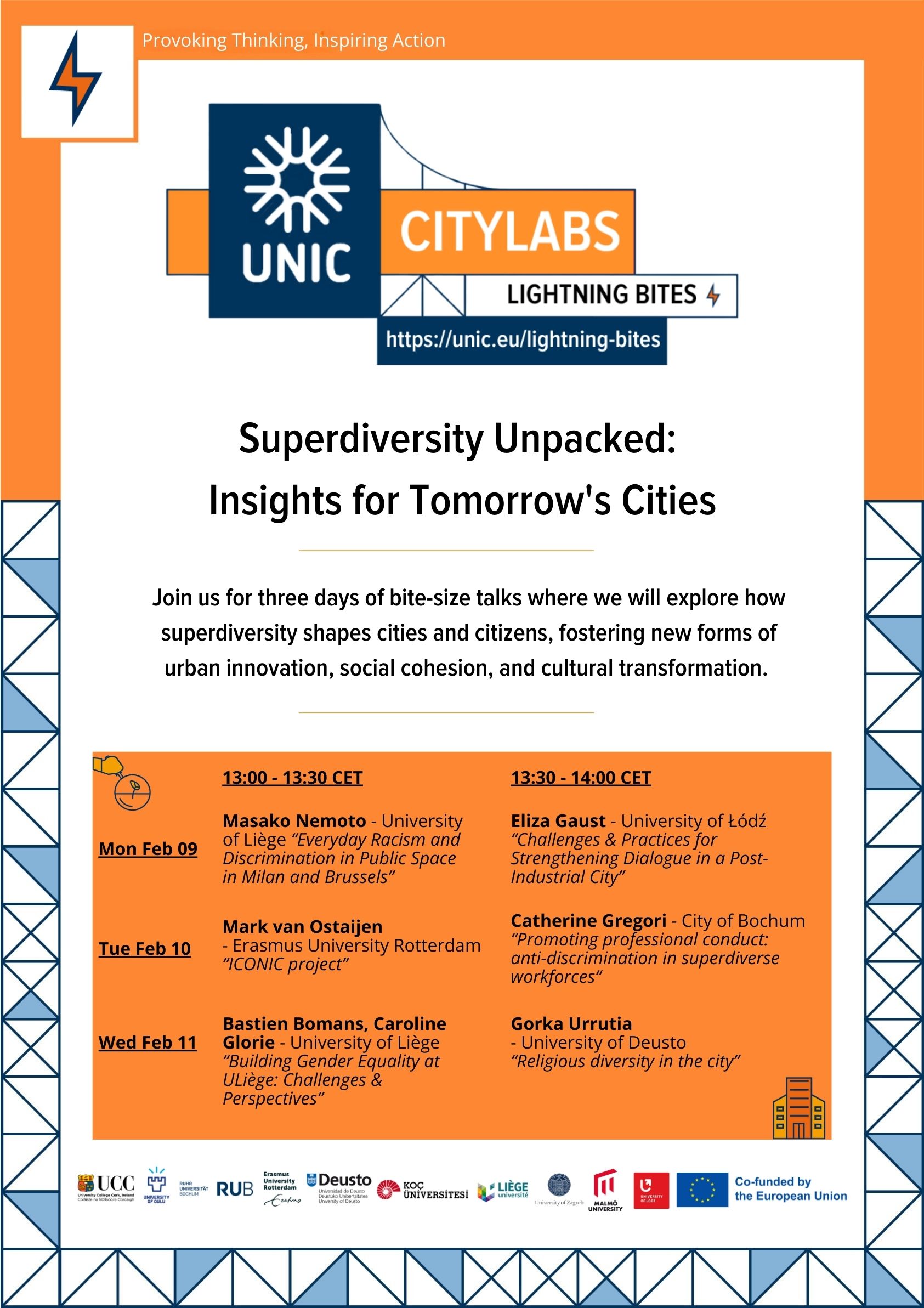 Poster for upcoming Lightning Bites event on Feb 9-11, 2026